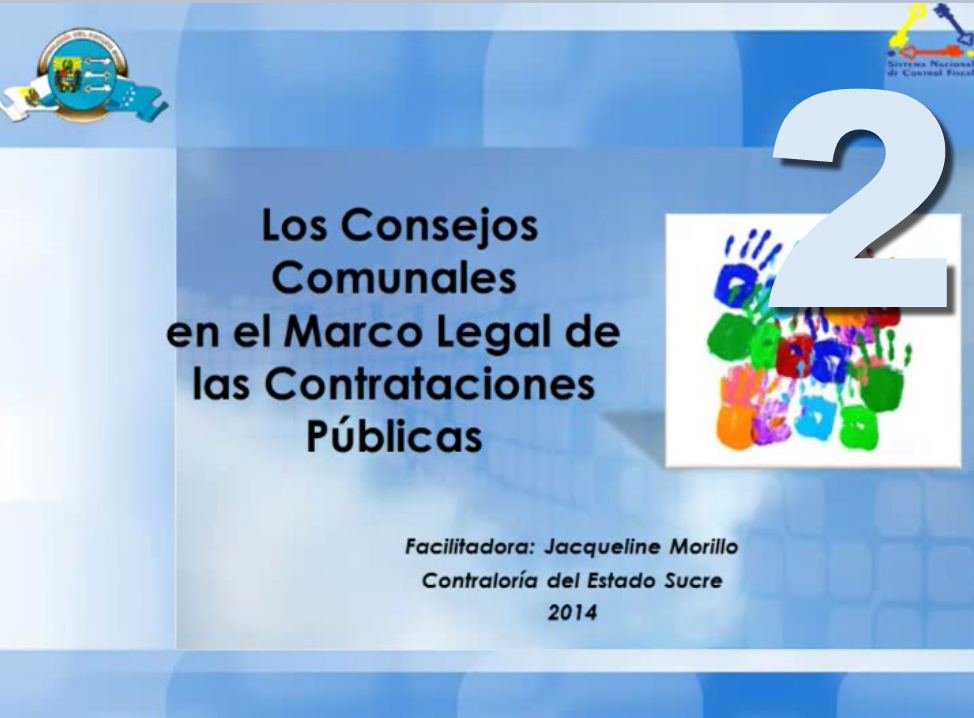 Los Consejos Comunales en el Marco Legal de la Contrataciones Públicas